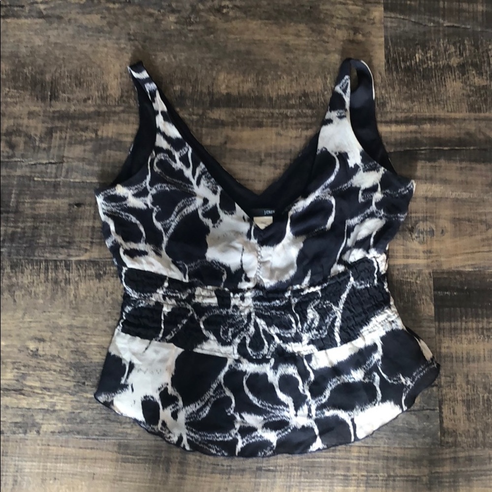 J crew silk top